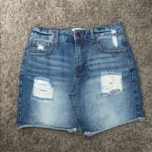 Denim skirt
